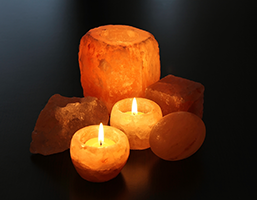 Salt Candle Holder